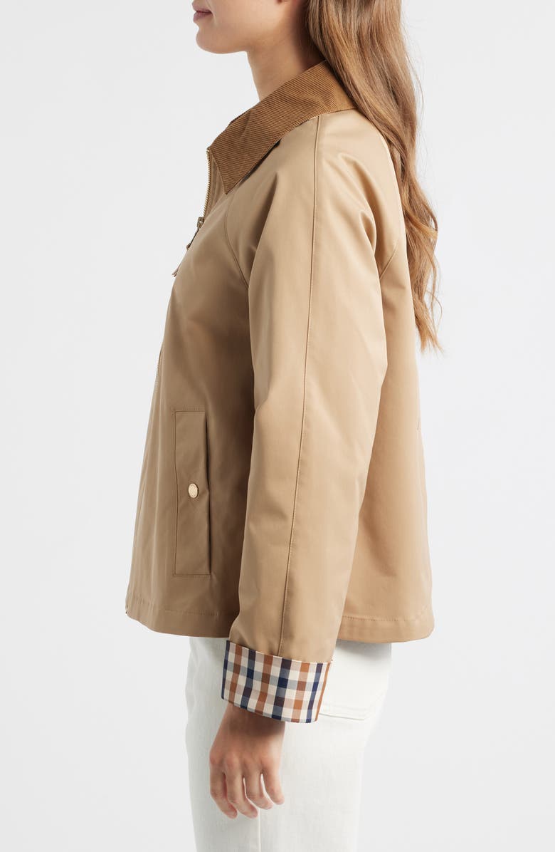 Tommy Hilfiger Zip-Up Barn Jacket, Alternate, color, Camel