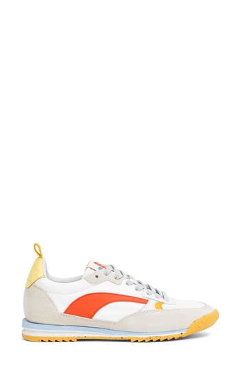 Oncept Montreal Leather Sneaker In White/retro Red
