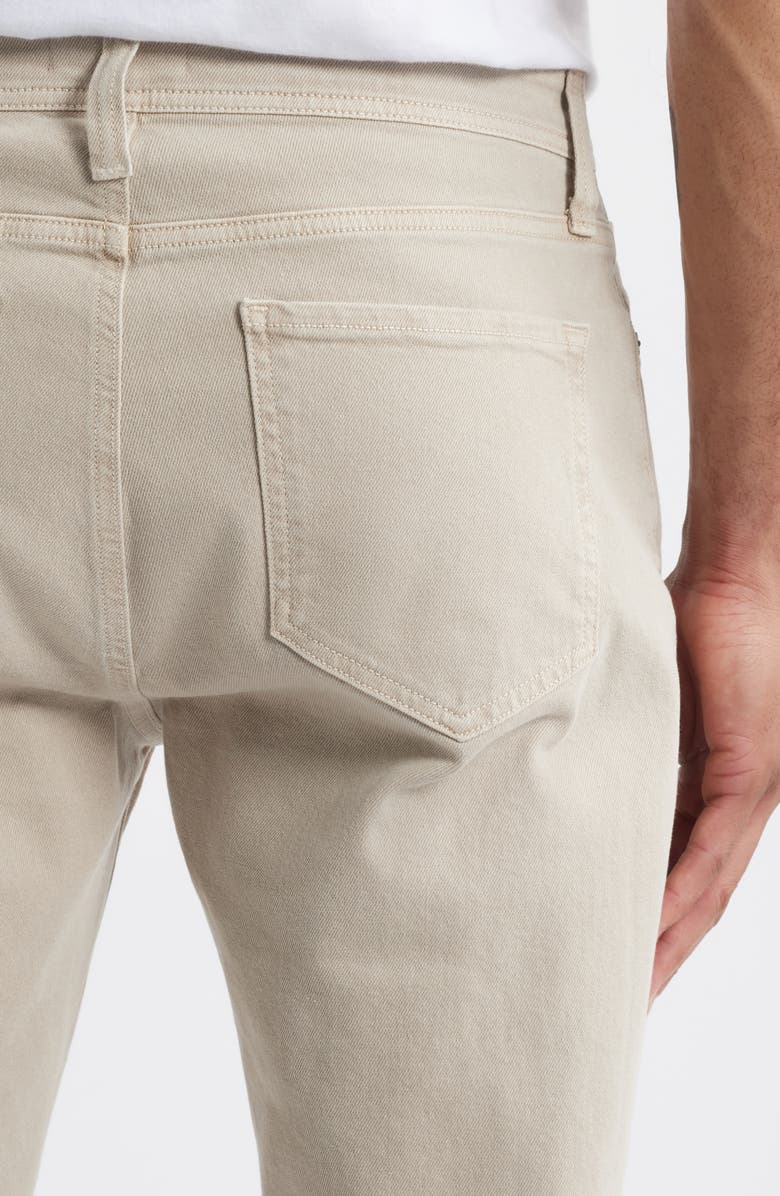 Nordstrom Slim Straight Leg Jeans, Alternate, color, Tan Oxford