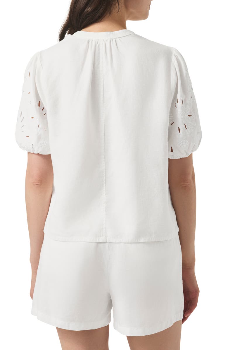 Splendid Cayden Embroidered Eyelet Top, Alternate, color, 