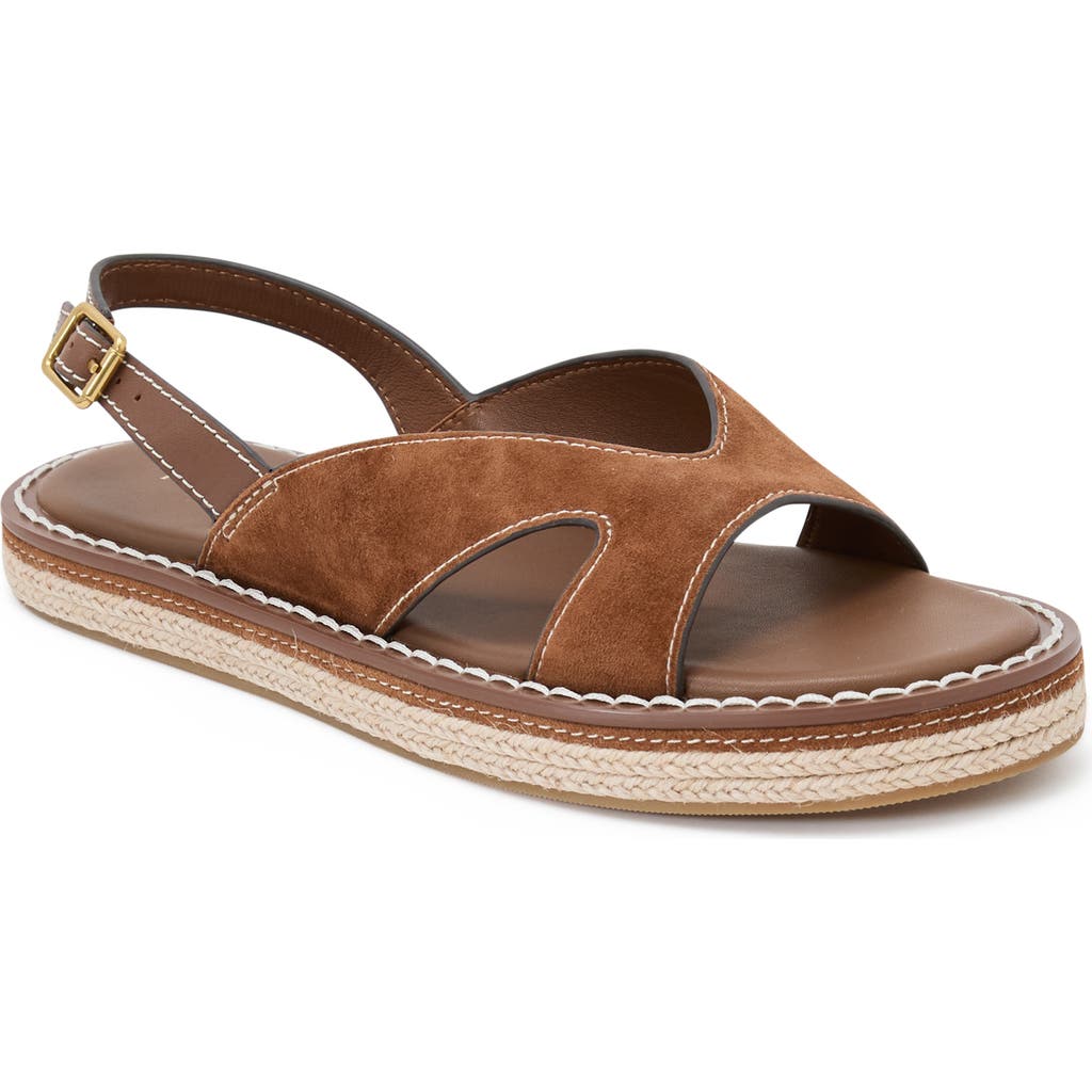 Reiss Rhia Espadrille Slingback Sandal in Tan at Nordstrom, Size 39