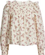 Treasure & Bond Ladder Cutout Cotton Top