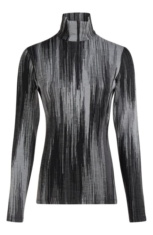 Icebreaker 260 Vertex Merin Wool Half Zip Pullover In Gray