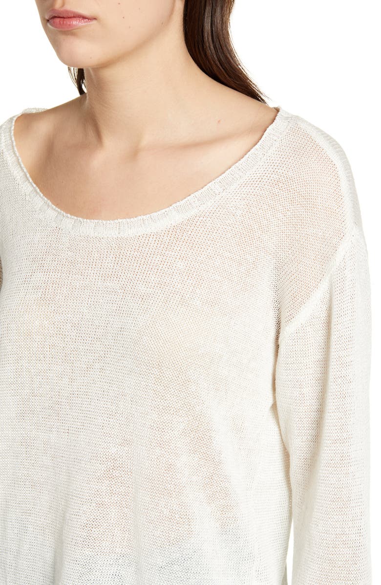 Faherty Reenie Linen Sweater, Alternate, color,