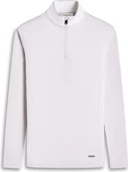 Bugatchi Quarter Zip Performance Pullover