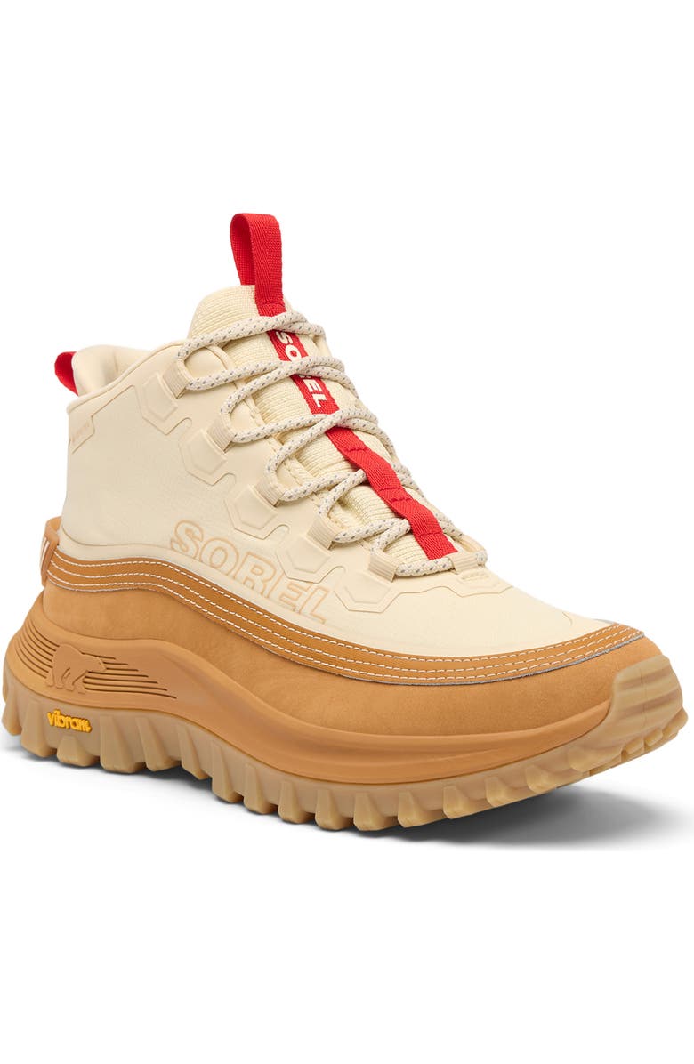 SOREL CALLSIGN HORIZON<sup>™</sup> Mid GTX Gore-Tex<sup>®</sup> Waterproof Sneaker, Main, color, Honey White/ Canyon Gold