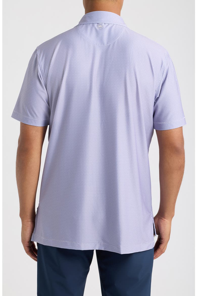Rambla Microprint Performance Jersey Polo, Alternate, color, GARDEN VIOLET