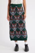 Dressed in Lala Wild Things Knit Midi Skirt