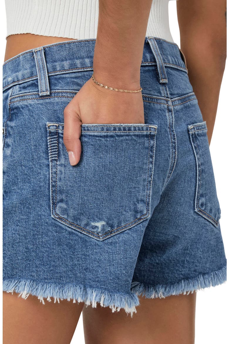 Dylan Distressed Cutoff Denim Shorts, Alternate, color, AUREVIORHM