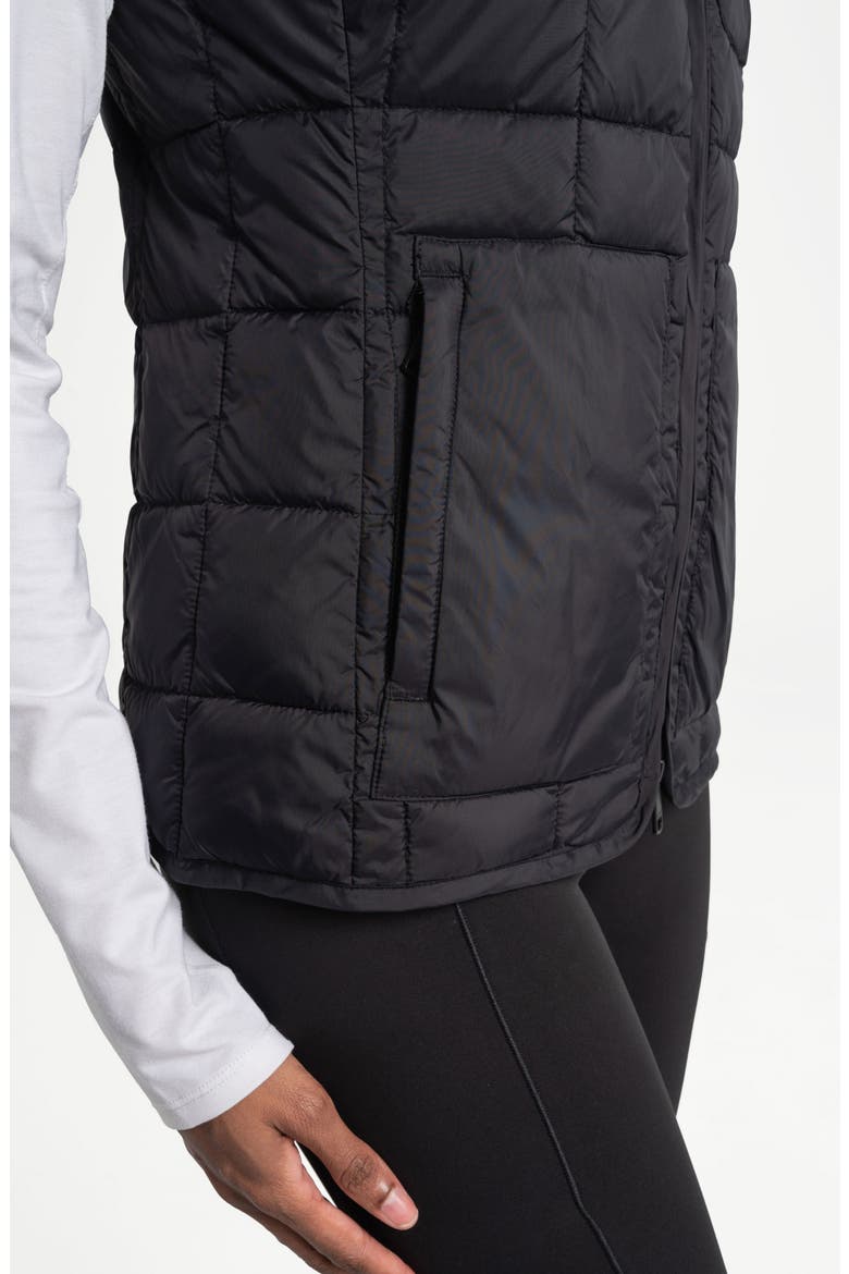 Daily Water Repellent Quilted Vest, Alternate, color, BLACK BEAUTY