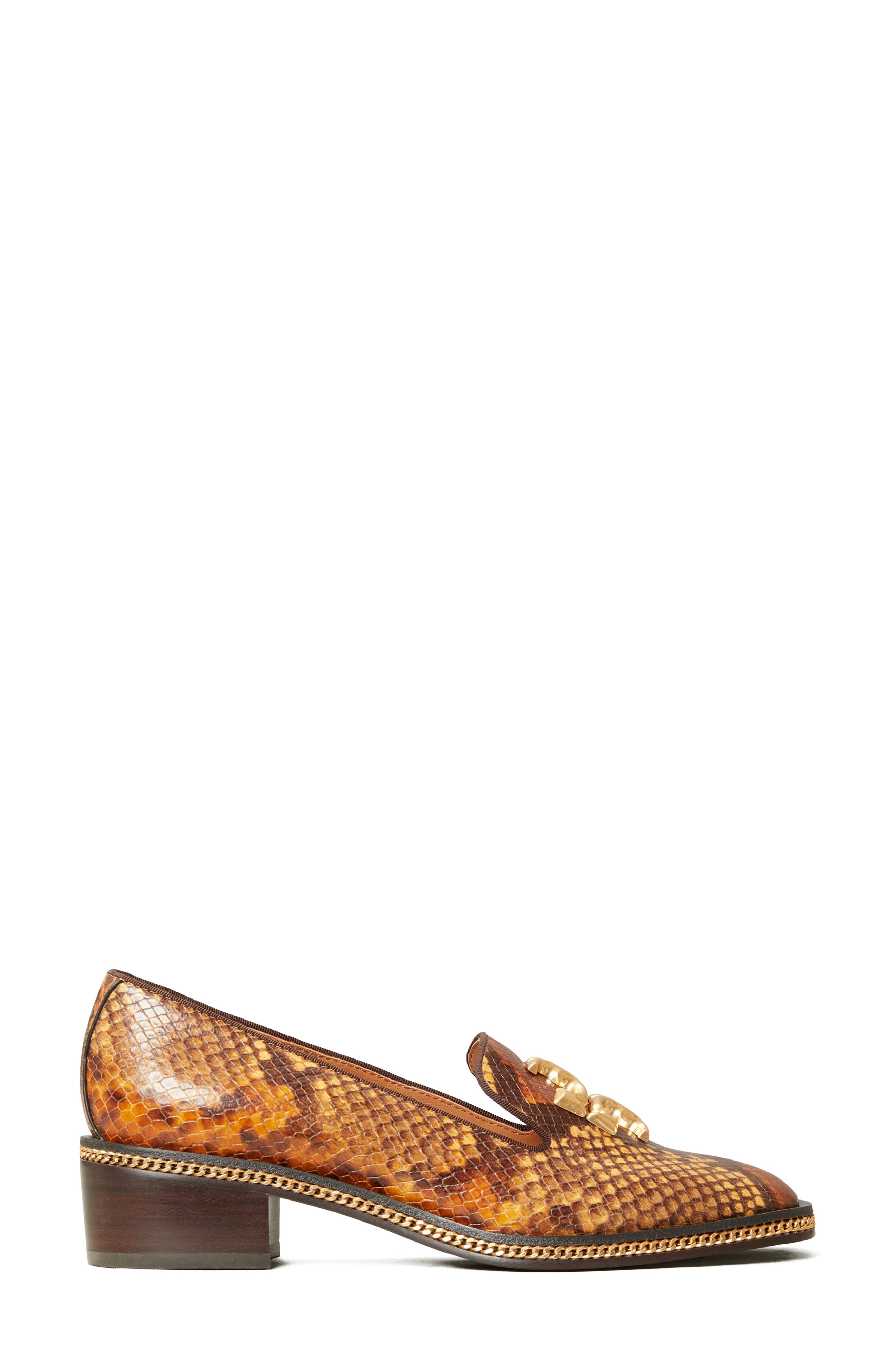 Tory Burch Freya Snake Embossed Loafer, Alternate, color, 