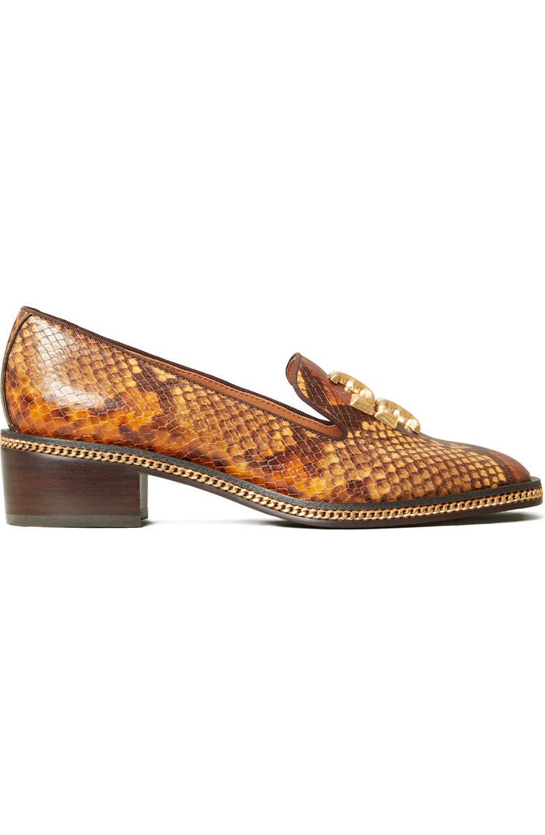Tory Burch Freya Snake Embossed Loafer, Alternate, color,