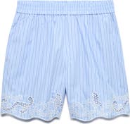 M&S Embroidery Stripe Shorts