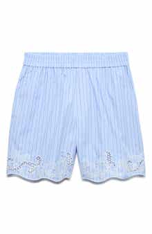 Embroidery Stripe Shorts