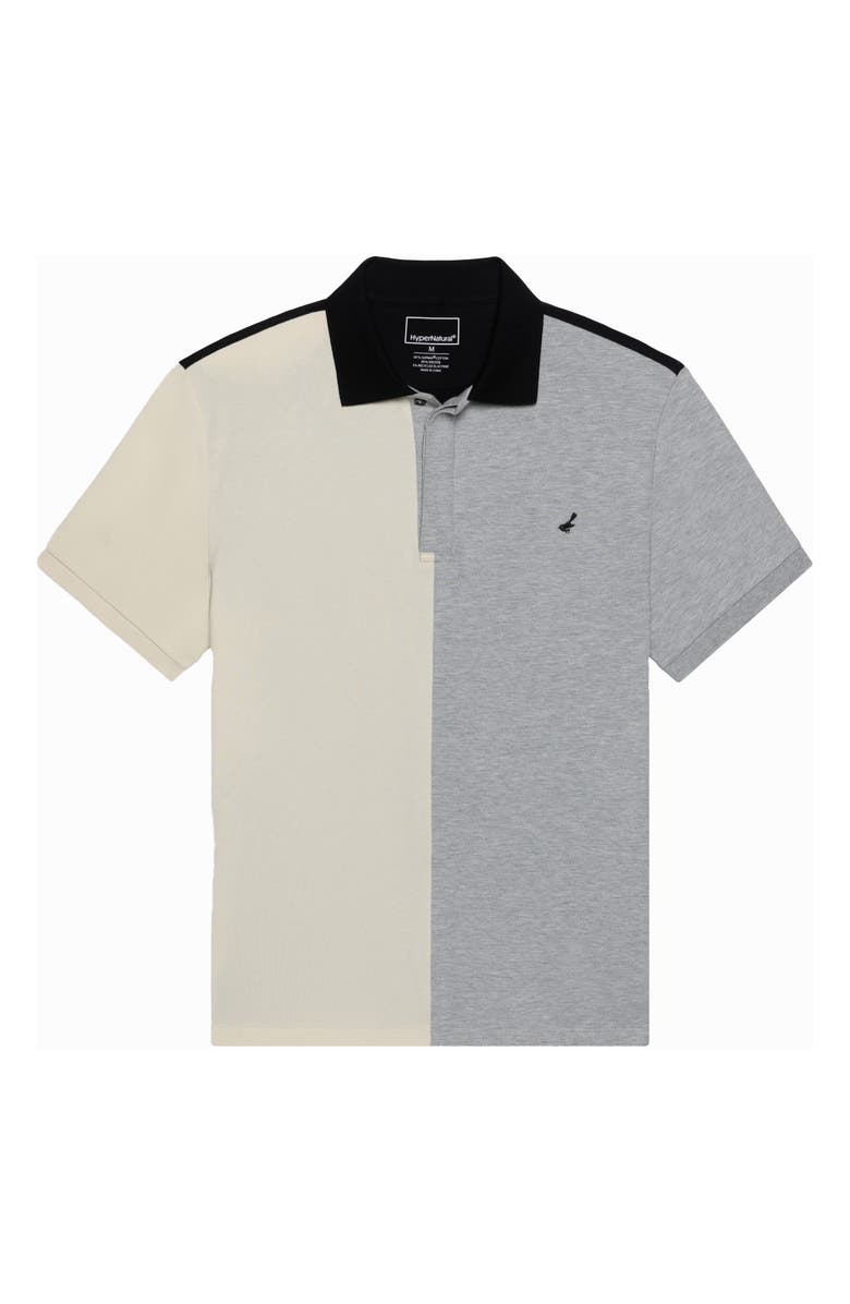 Hypernatural Eclipse Supima<sup>®</sup> Cotton Blend Polo, Alternate, color, White Multi