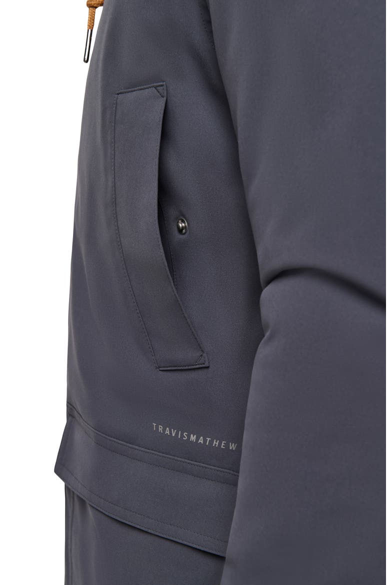 Mountain Pass Waterproof Hooded Long Jacket, Alternate, color, EBONY