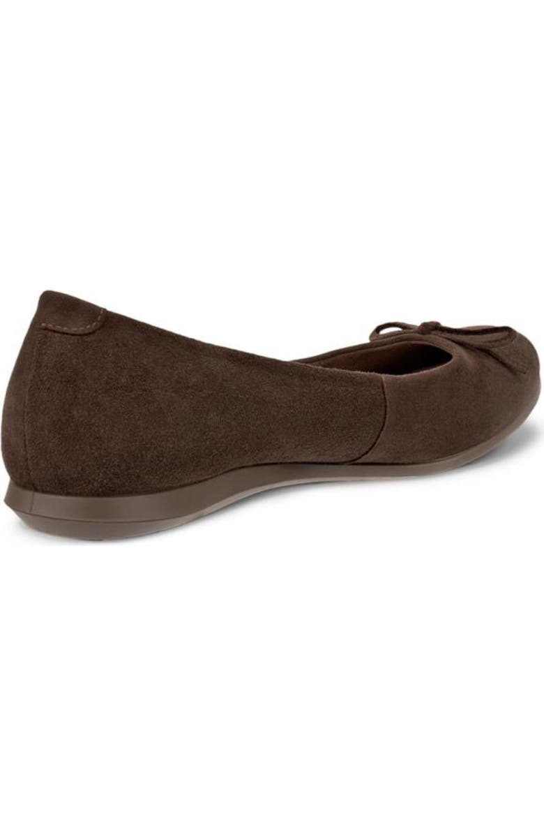 ECCO Touch Ballerina 2.0 Flat, Alternate, color, Dark Clay