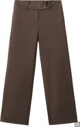MANGO TEEN Straight Leg Suit Pants