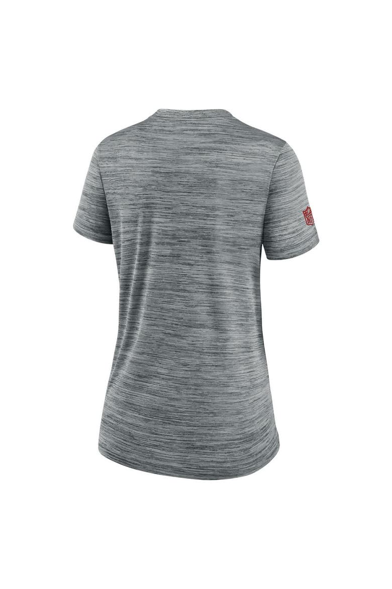 Women's Nike Gray Atlanta Falcons Sideline Velocity Performance T-Shirt, Alternate, color, Gray