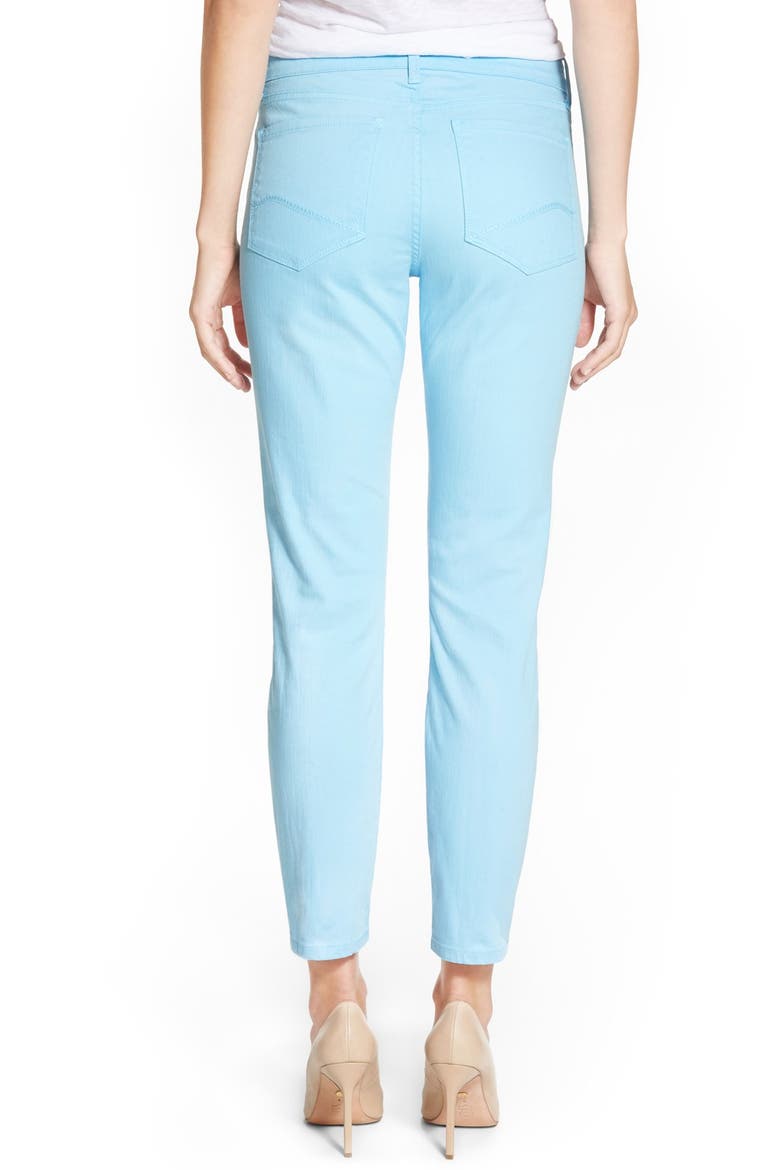 Alina Colored Stretch Ankle Skinny Jeans, Alternate, color, SHELTERING SKY