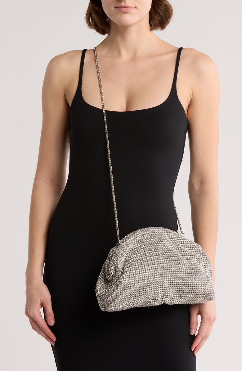 URBAN EXPRESSIONS HANDBAGS Rhinestone Clutch Bag, Alternate, color,