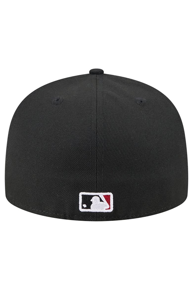 Men's New Era Black Arizona Diamondbacks    2001 World Series Team Color 59FIFTY Fitted Hat, Alternate, color, Black