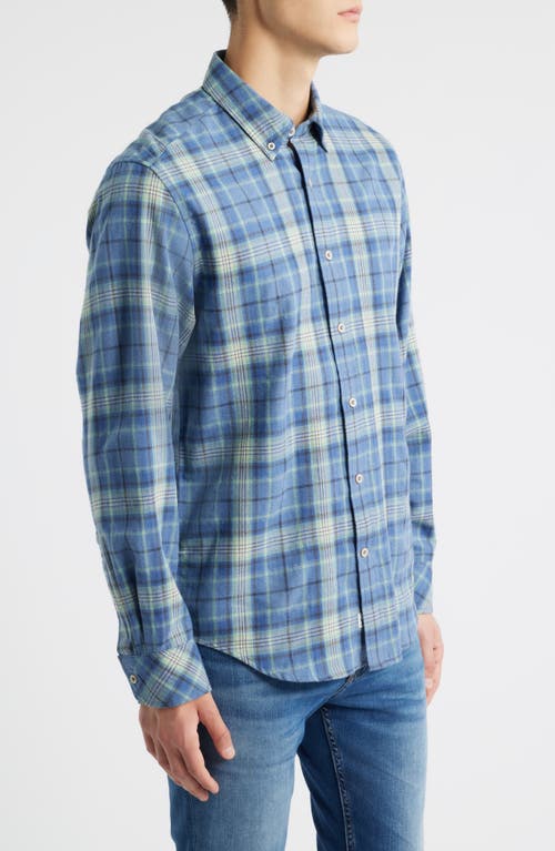 James Campbell Franklin Trim Fit Plaid Cotton Button-up Shirt In Multi