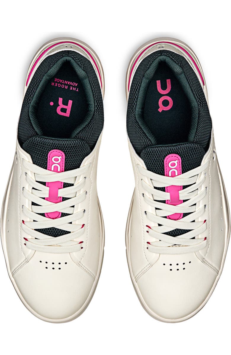 On THE ROGER Advantage Tennis Sneaker, Alternate, color, White/ Heron