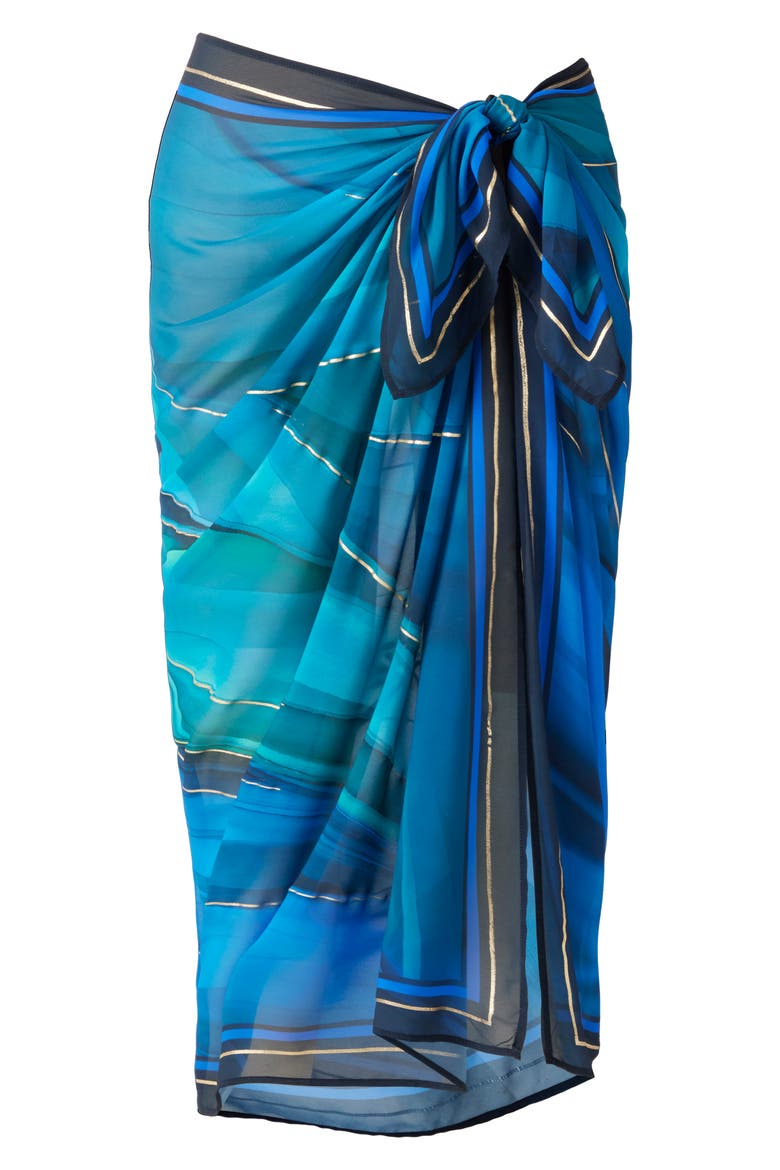 Maldiva Cover-Up Pareo, Alternate, color, BLUE MULTI