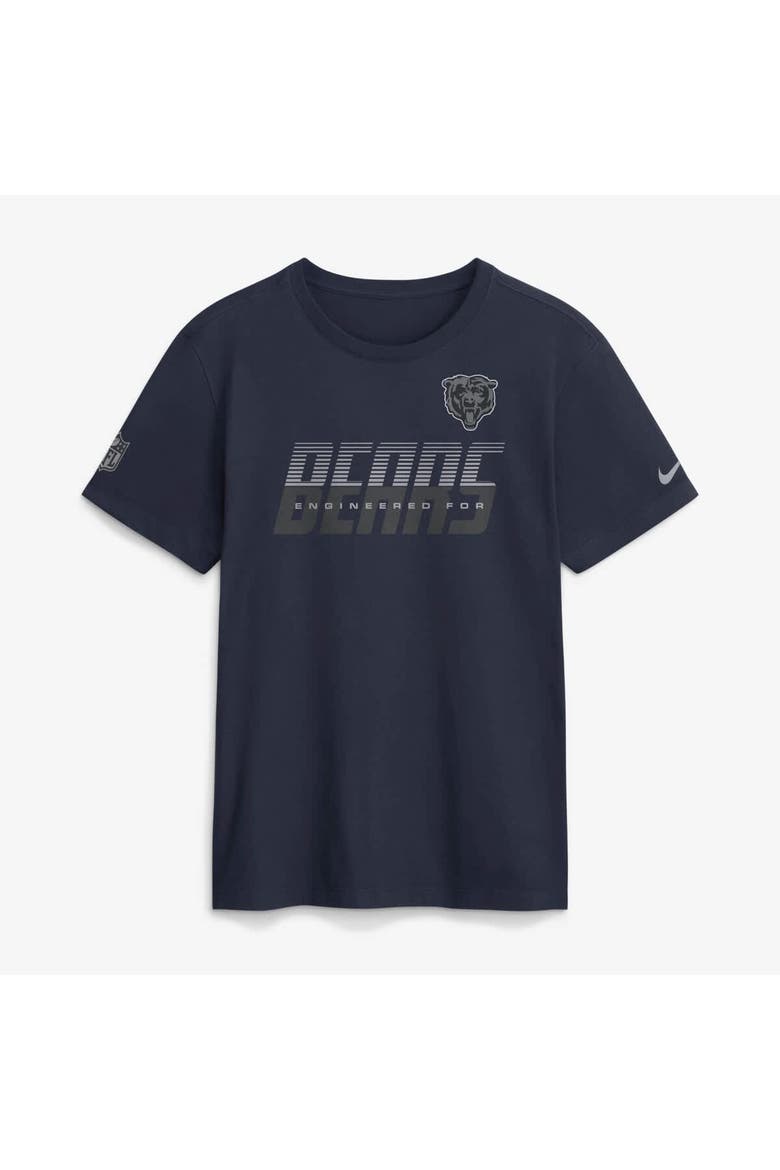 Men's Nike Navy Chicago Bears Sideline Dri-FIT T-Shirt, Main, color, Navy