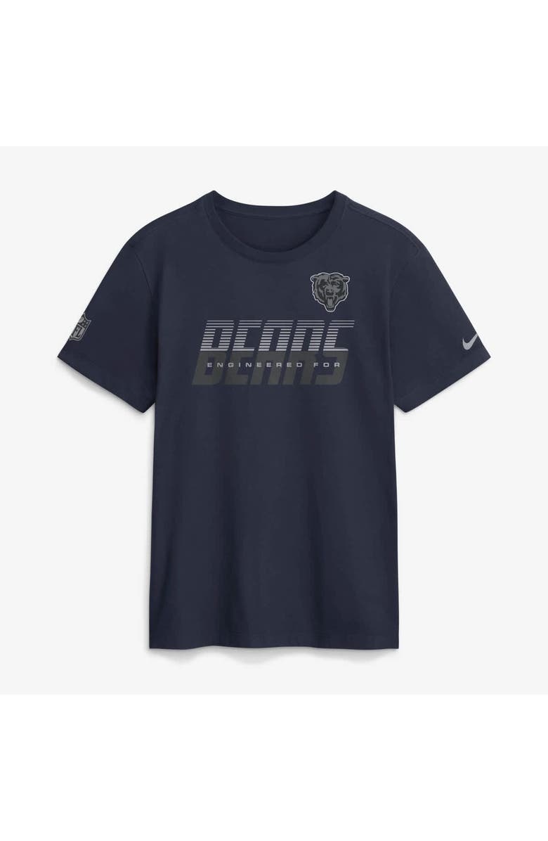 Nike Men's Nike Navy Chicago Bears Sideline Dri-FIT T-Shirt, Main, color, Navy