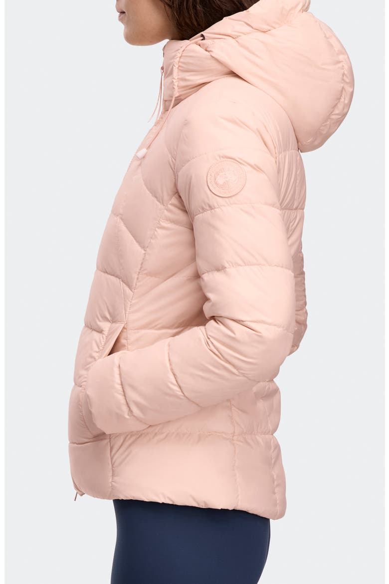 Abbott Hooded 625 Fill Power Down Jacket, Alternate, color, VINTAGE ROSE - ROSE VINTAGE