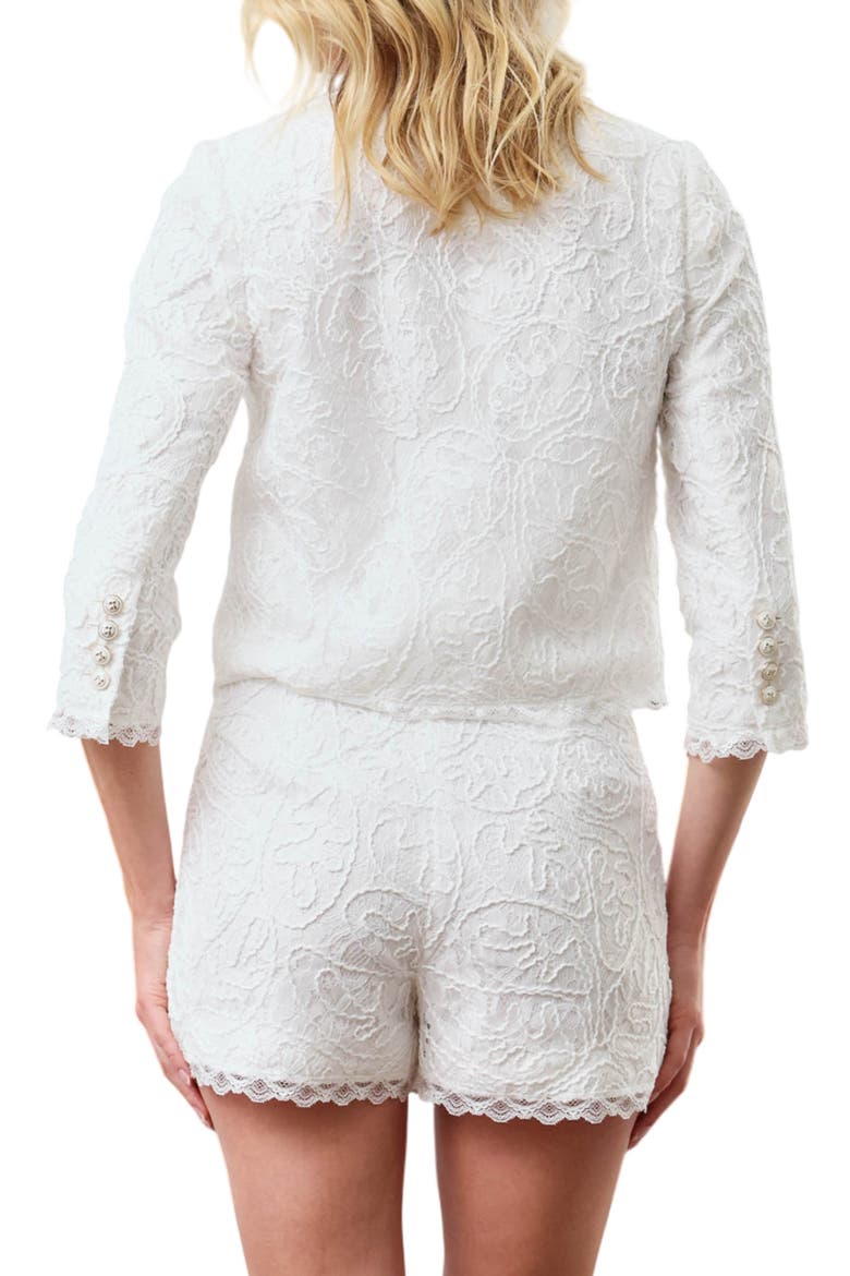 Ava Lace Jacket, Alternate, color, WHITE LACE