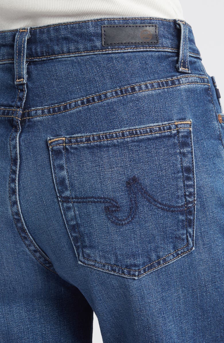AG Saige Raw Hem Ankle Wide Leg Jeans, Alternate, color, 