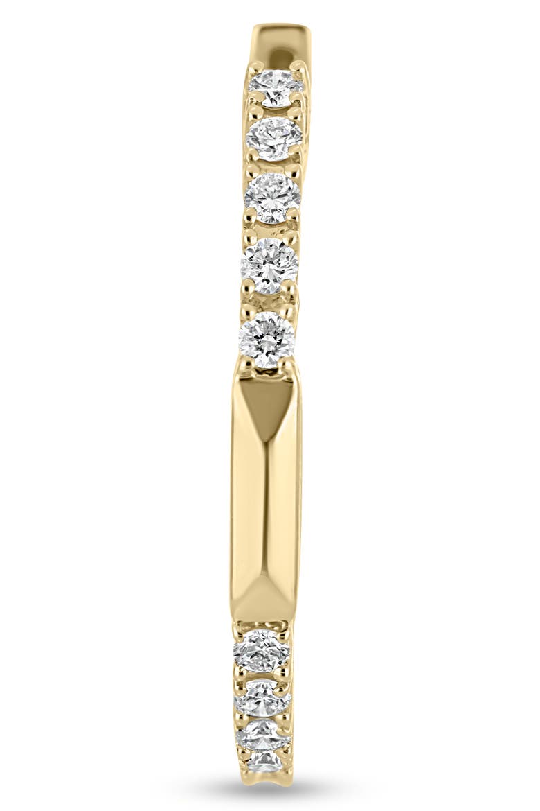 Kiera 18k Gold Diamond Hoop Earrings, Alternate, color, 18KY