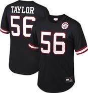 Mitchell & Ness Men's Mitchell & Ness Lawrence Taylor Black New York Giants Retired Player Name & Number Mesh Top