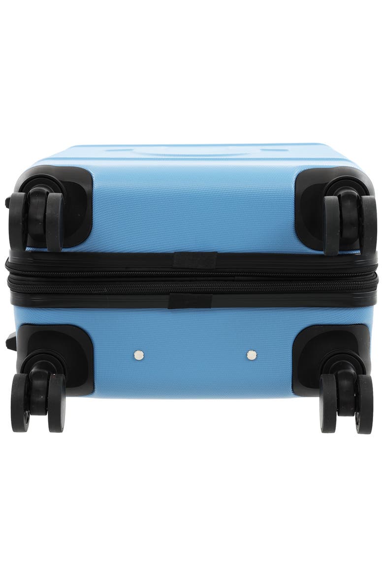 Molded U 26.5" Expandable Hardside Spinner Luggage, Alternate, color, BLUE