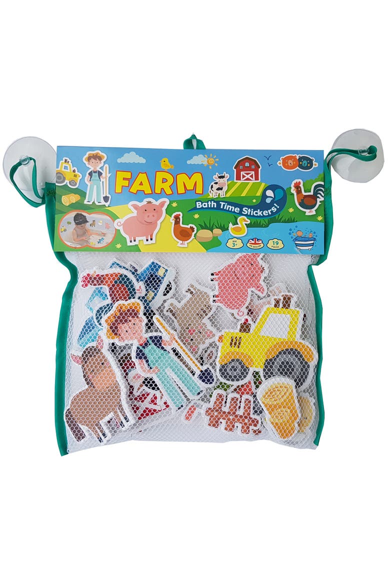 Farm Bath Time Stickers, Age 3+, Alternate, color, Multicolored