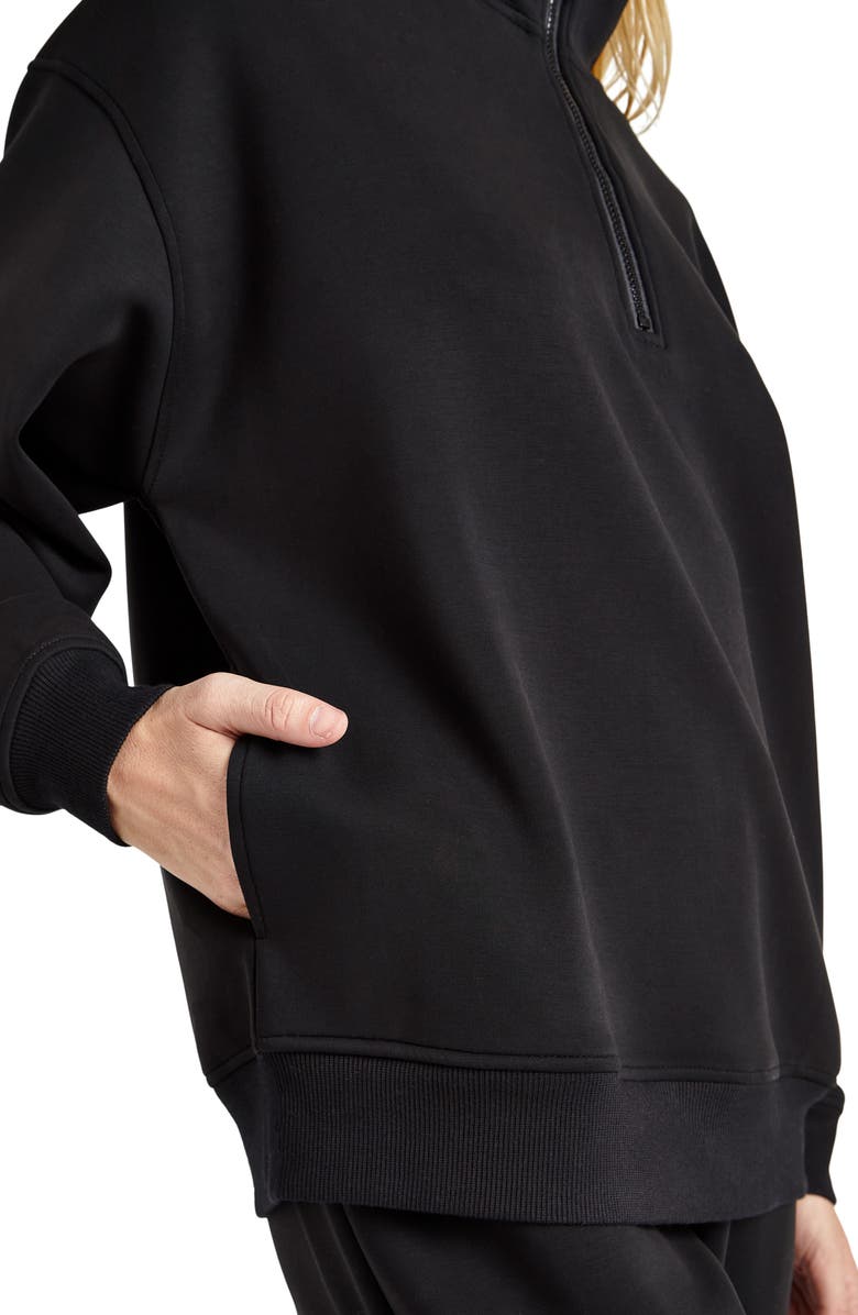 Splendid Tate Oversize Quarter Zip Pullover, Alternate, color,