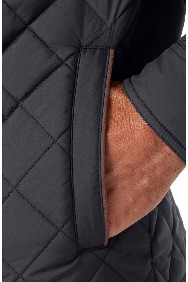 Brentwood Quilted Jacket, Alternate, color, BLACK