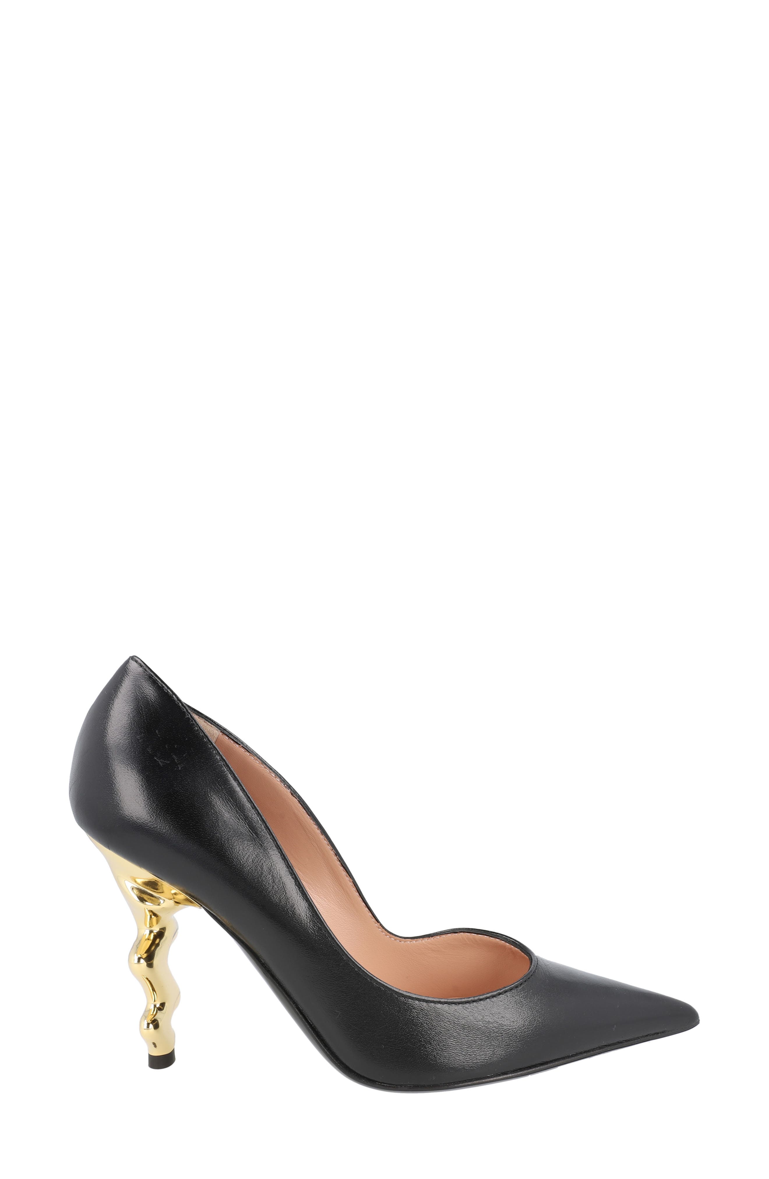 Moschino Metal Heel Pump, Alternate, color, 