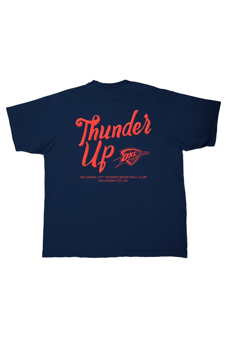 Unisex Stadium Essentials  Navy Oklahoma City Thunder Thunder Up Urban T-Shirt, Alternate, color, Navy