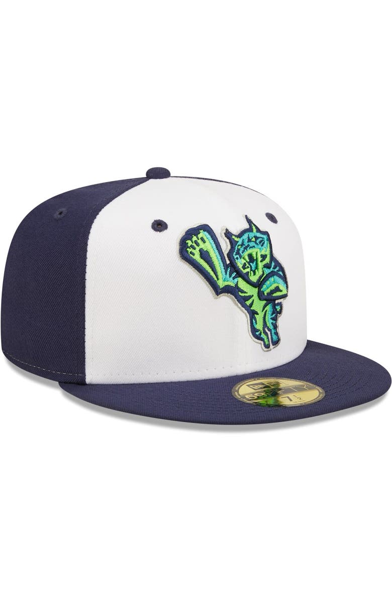 New Era Men's New Era Navy Lynchburg Hillcats Authentic Collection Team 59FIFTY Fitted Hat, Alternate, color, Navy