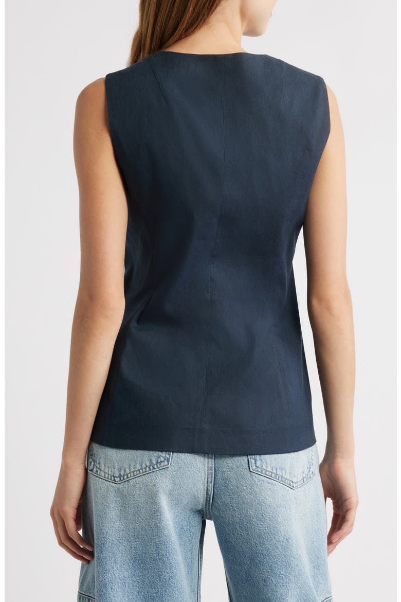 Slade Linen Blend Vest, Alternate, color, SAL