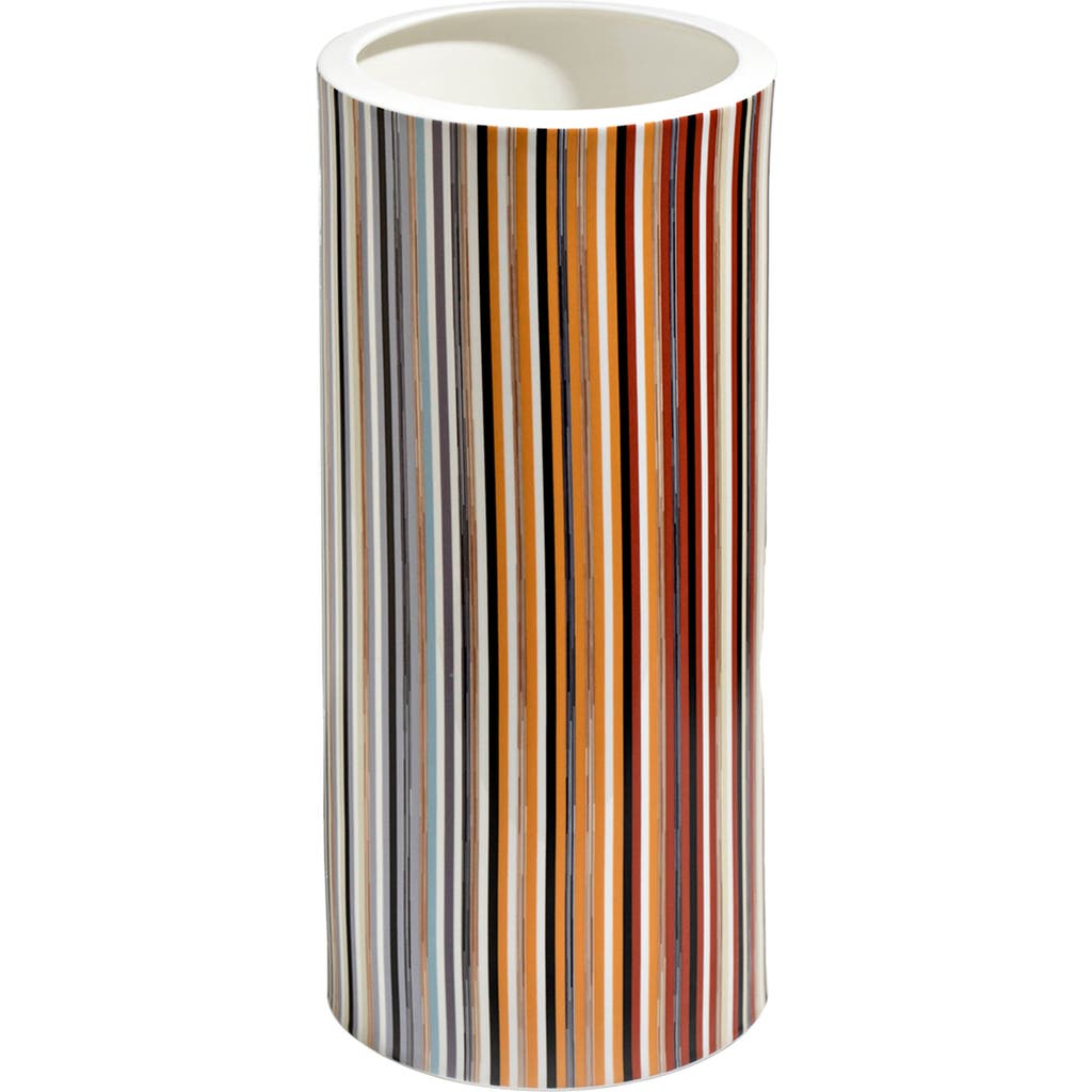 Missoni Home Tableware High Vase Stripes Jenkins 148 Diam. 6.3", H 14"