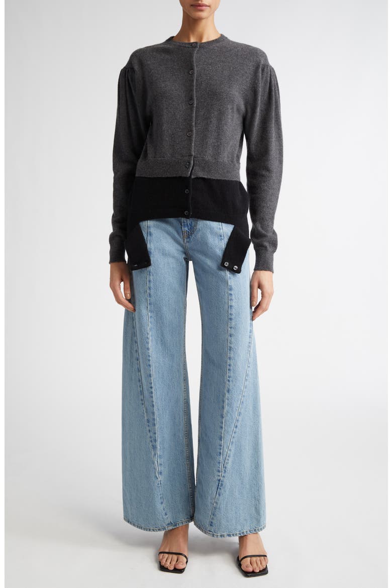 Décortiqué Wide Leg Jeans, Alternate, color, MEDIUM BLU STONE WASH