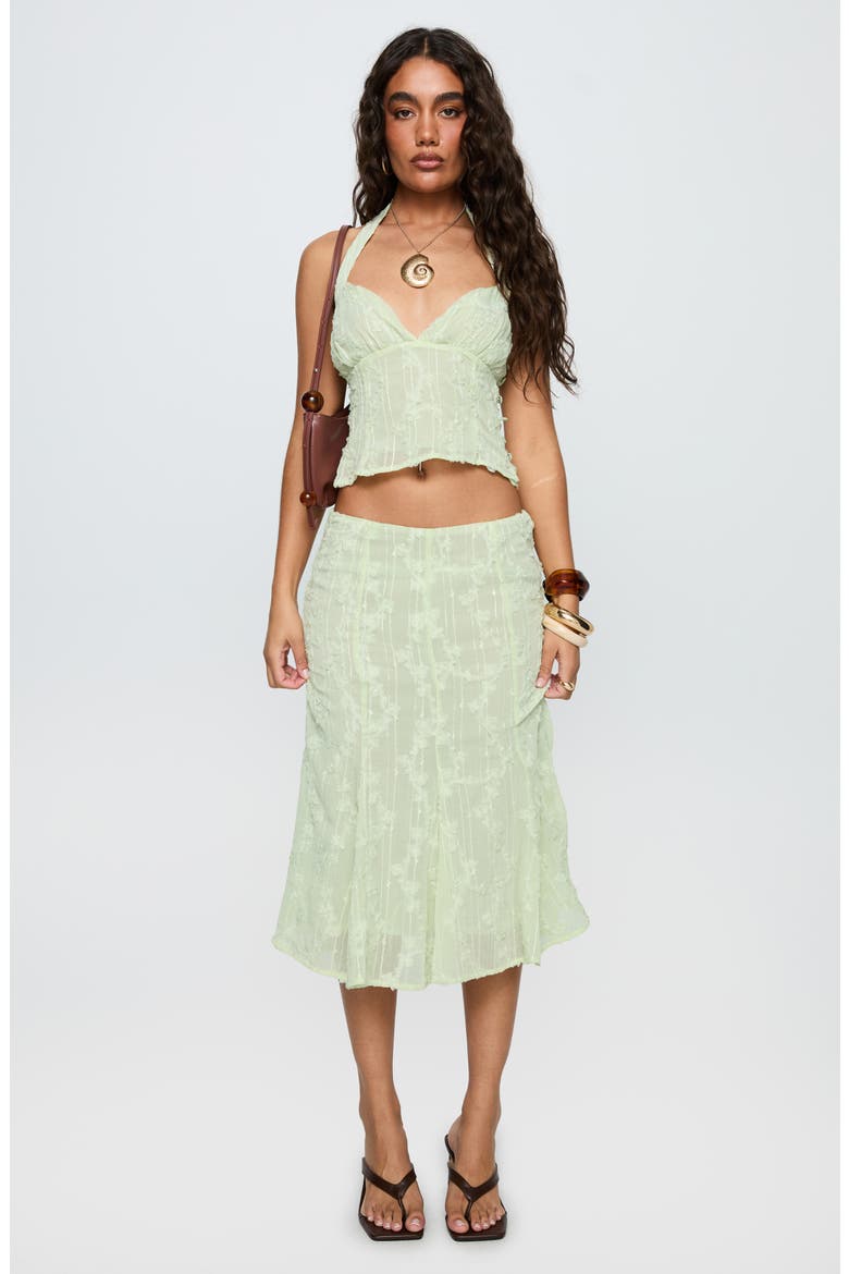 Aspyn Crop Halter Top, Alternate, color, SAGE