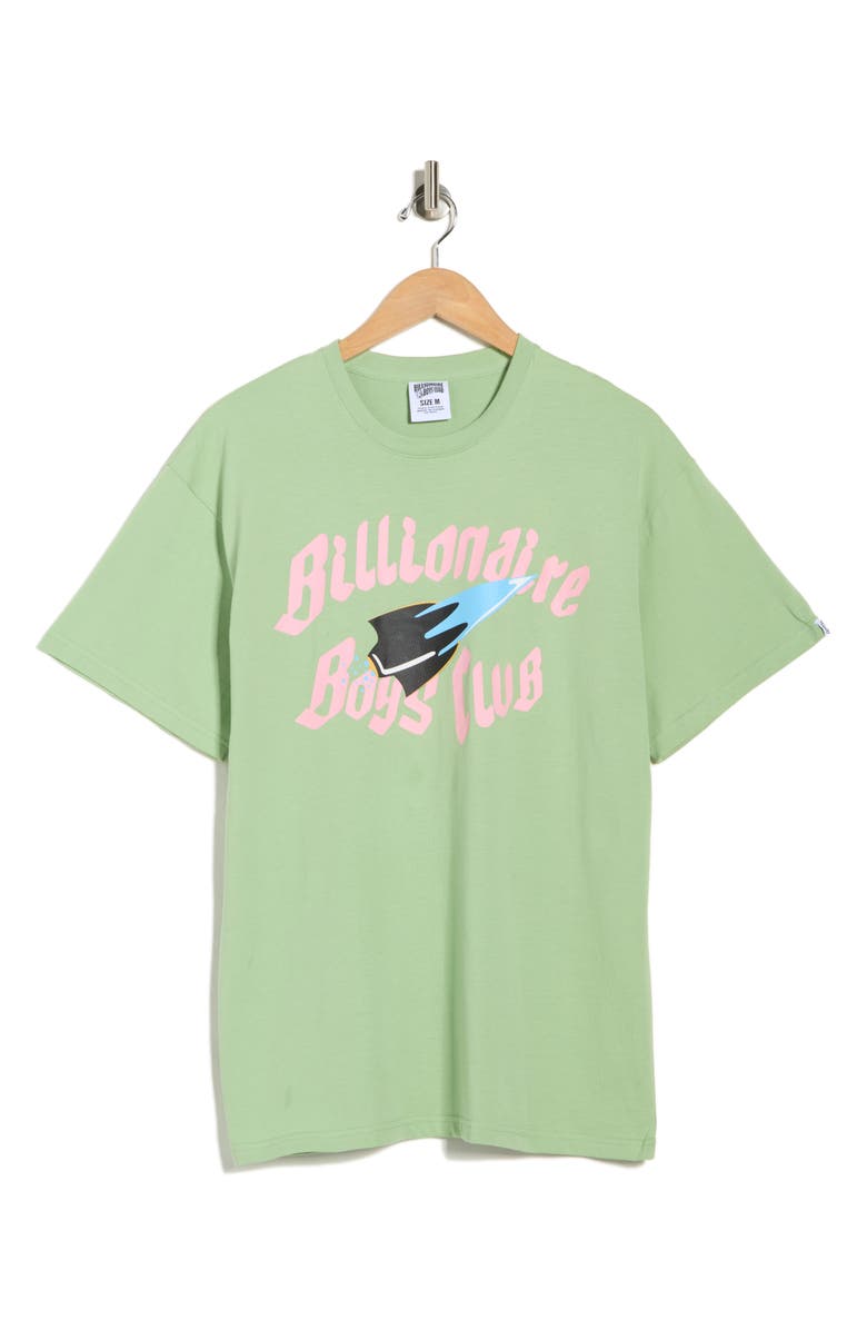Billionaire Boys Club Voyage Graphic T-Shirt, Alternate, color, Forest Shade
