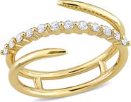 DELMAR Diamond Coil Ring - 0.28ct.