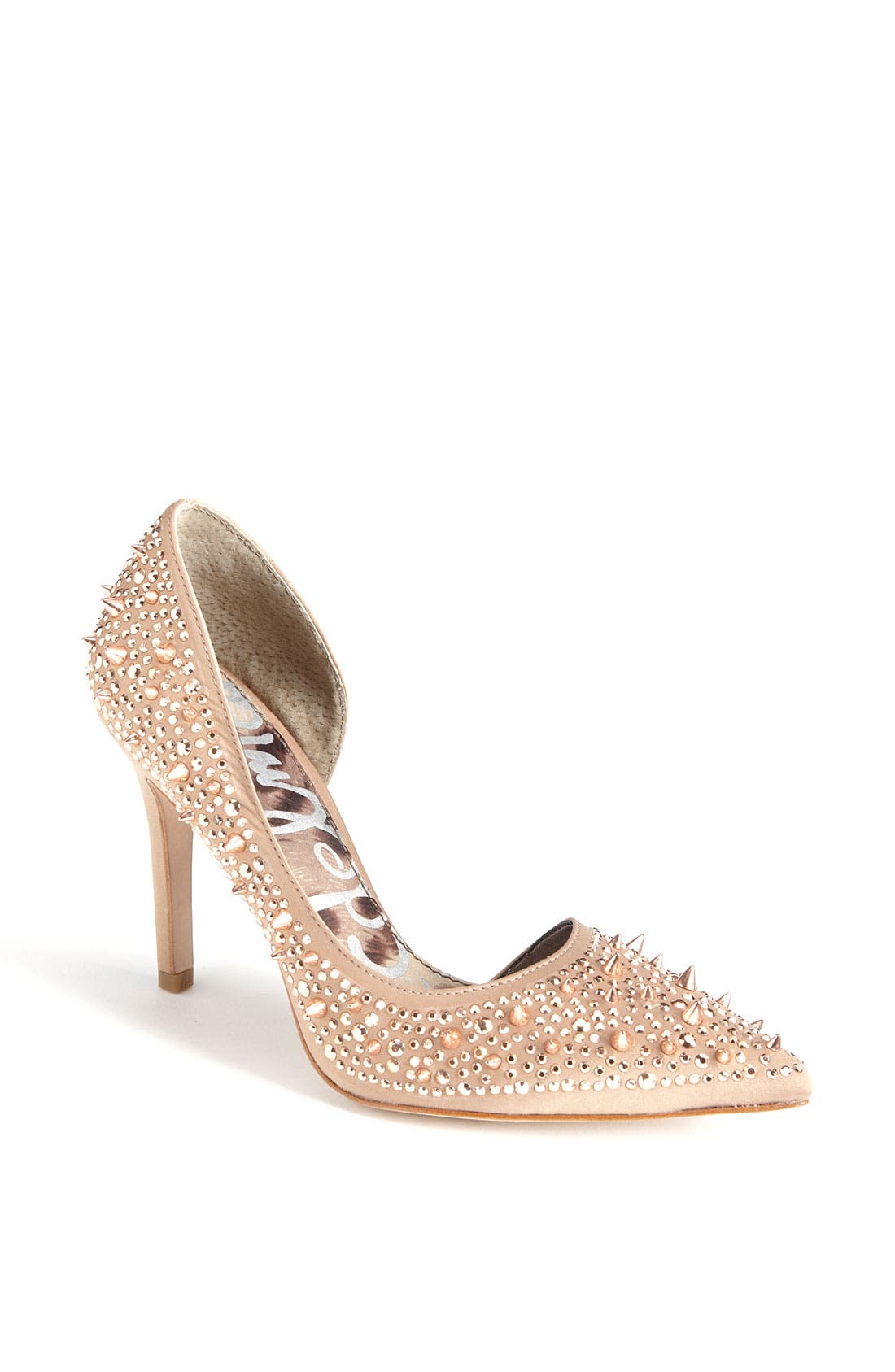 'Pixie' Pump, Main, color, DUSTY ROSE SATIN